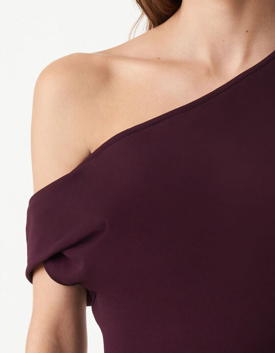 LONG ASYMMETRICAL DRESS